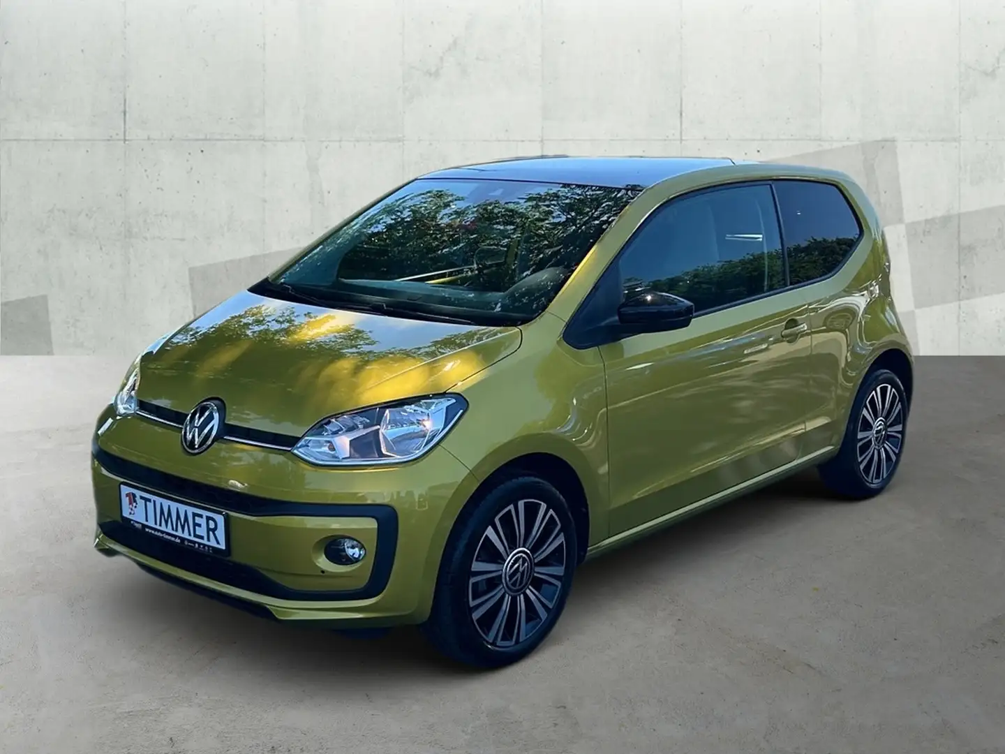 Volkswagen up! 1.0 BLACK STYLE *SHZ *CLIMA *DAB+ *ALU * Gelb - 2