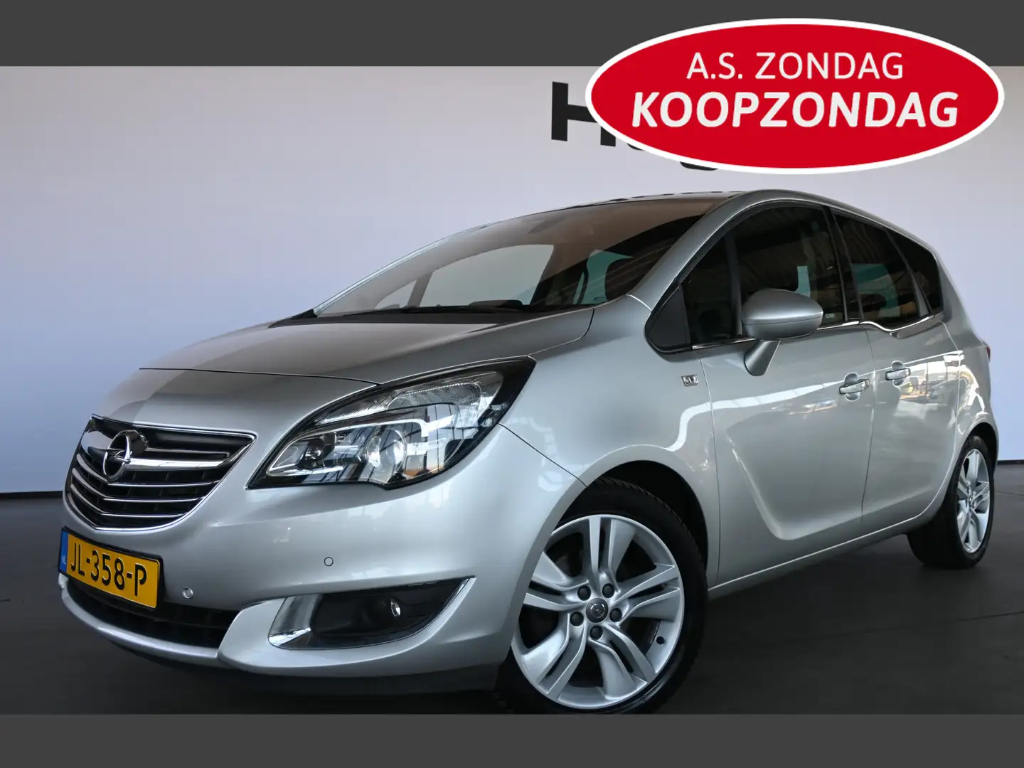 Opel Meriva 1.4 Turbo Blitz Navigatie Leder Stoelverwarming Tr Gris - 1