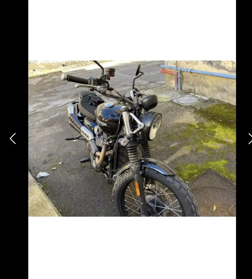 Triumph Scrambler base Negru - 2