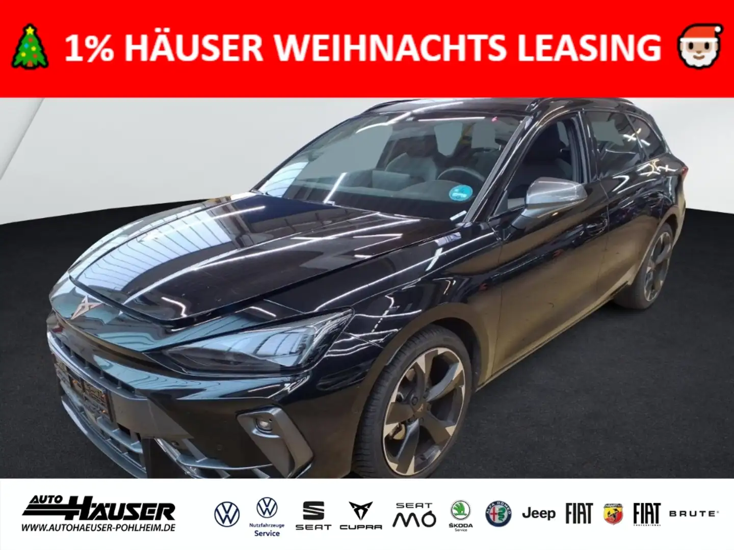 CUPRA Leon Sportstourer 1.5 eTSI DSG EL. HECKKL. NAVI KAMERA Schwarz - 1