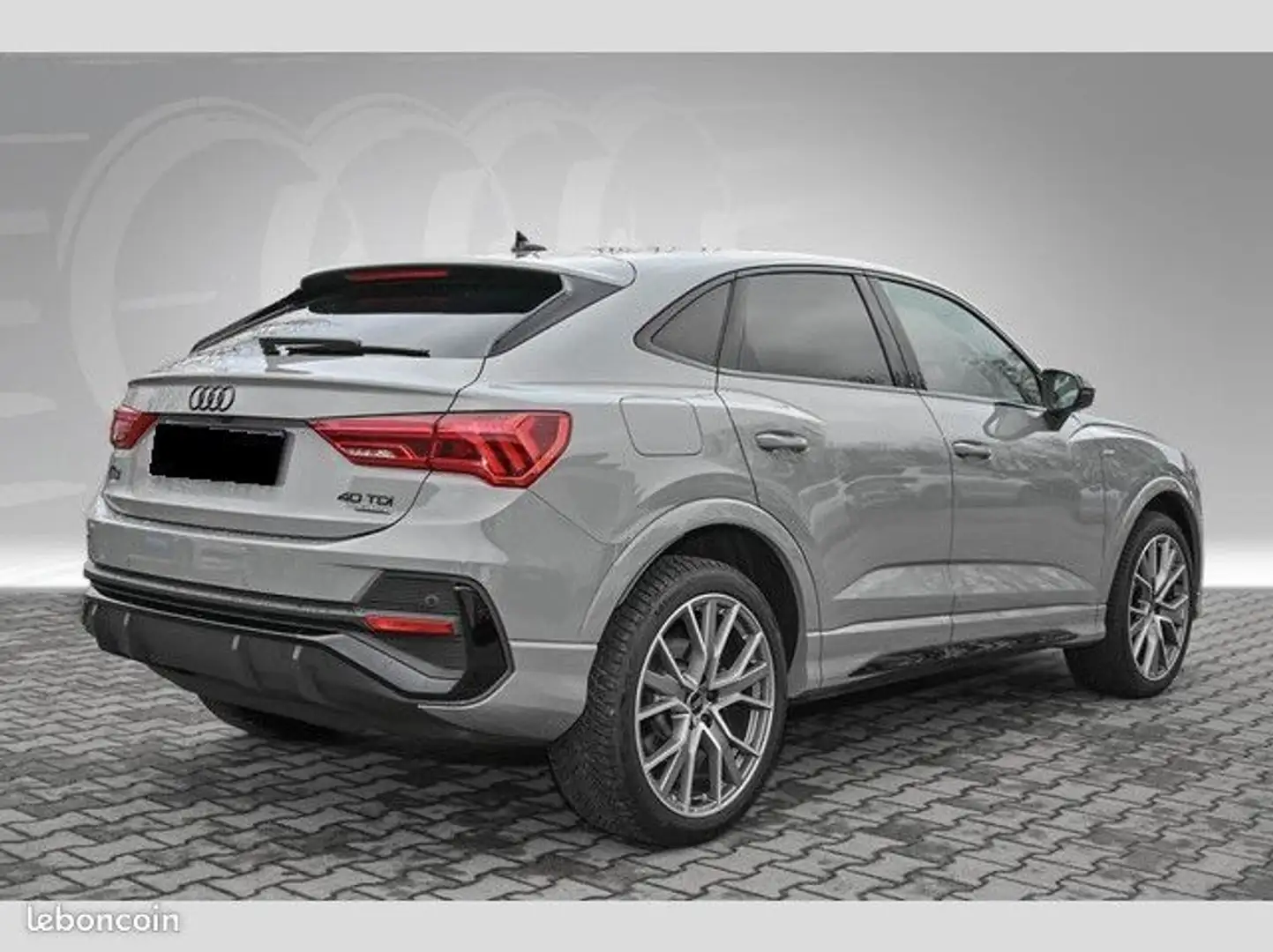 Audi Q3 40 TDI S LINE TRONIC QUATTRO 200CH GRIS NARDO GPS- Gris - 2