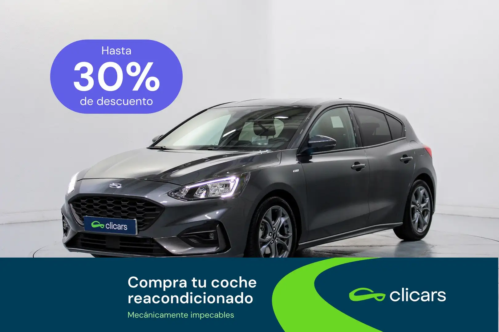 Ford Focus 1.0 Ecoboost ST Line X 125 Gris - 1