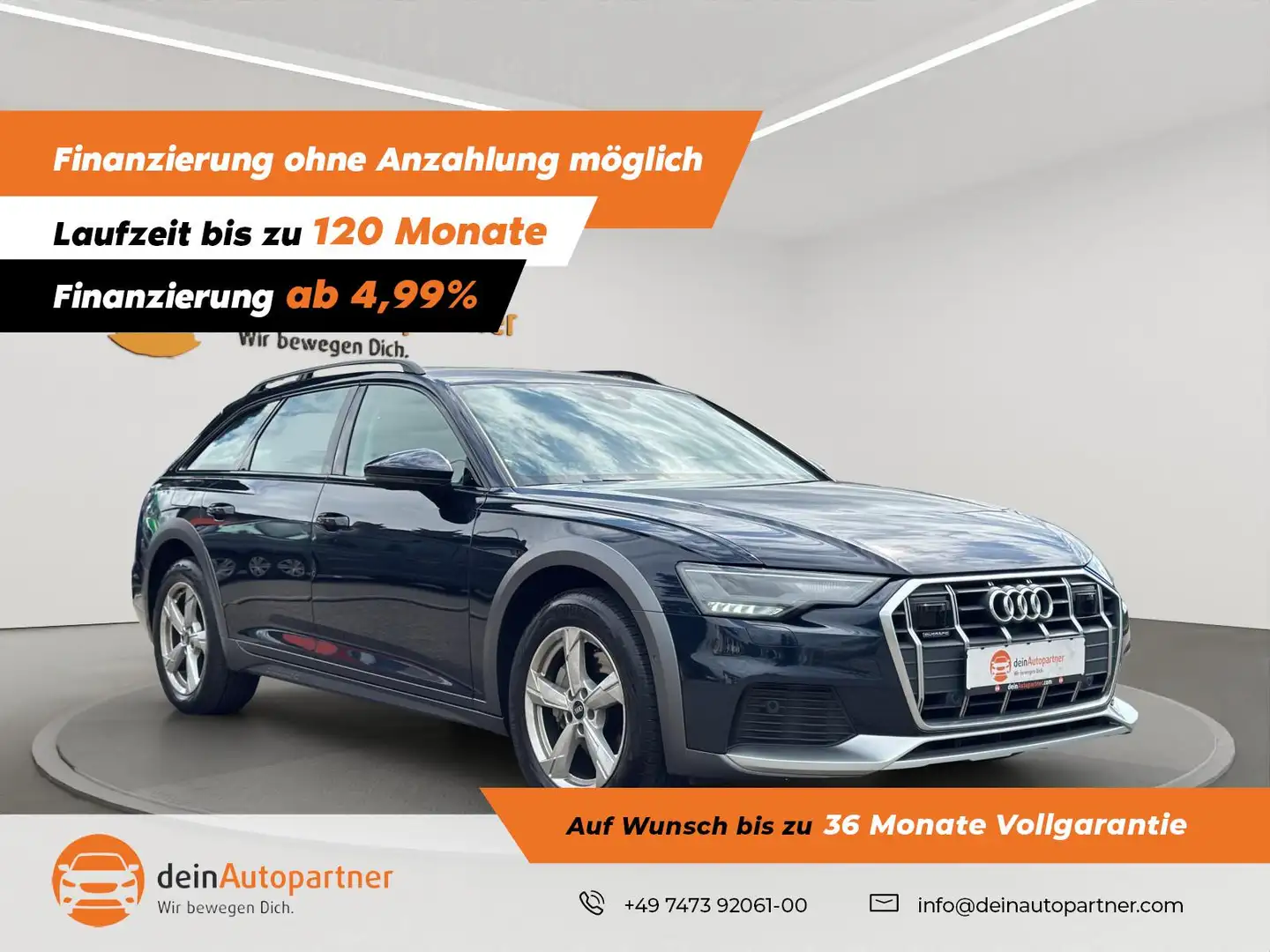 Audi A6 allroad 40TDI NAVI/LED/LEDER/AHK/LANE/LUFT Bleu - 1