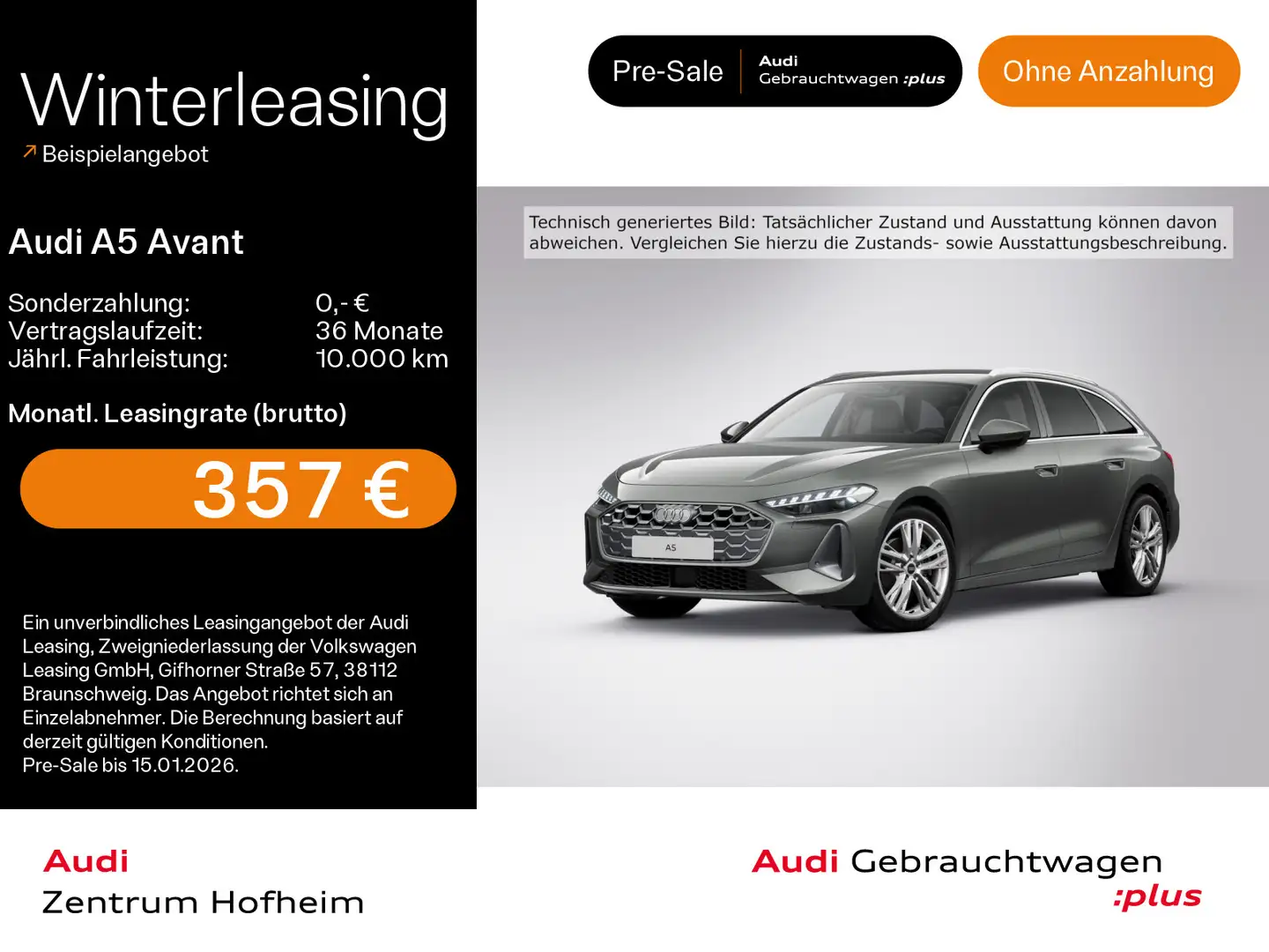 Audi A5 35 TFSI advanced S tro*LED*Virtual*Navi Grau - 1