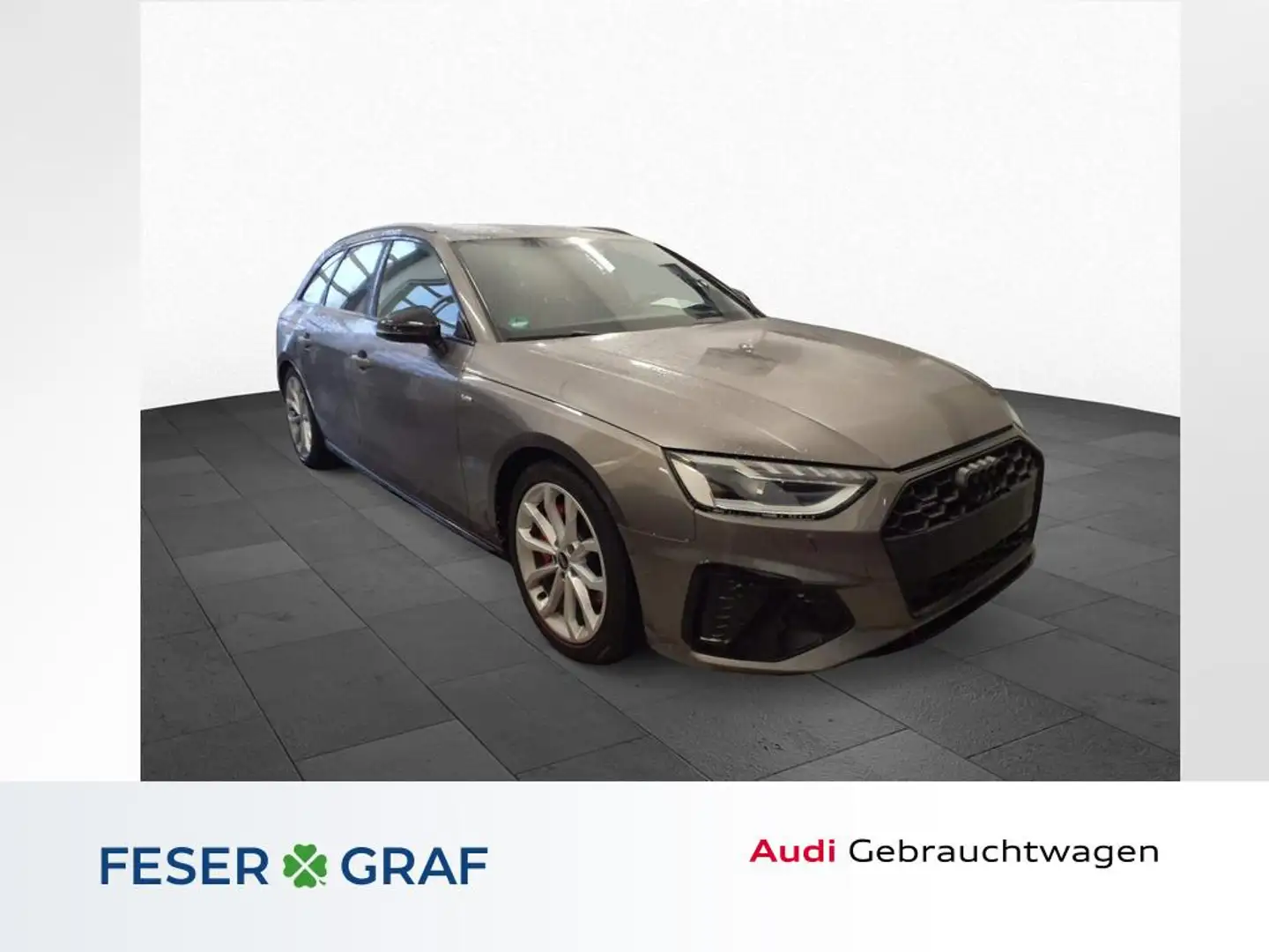 Audi A4 Avant 40TDI qu. S line/comp+/Matrix /Leder/HuD/B&O Grau - 1