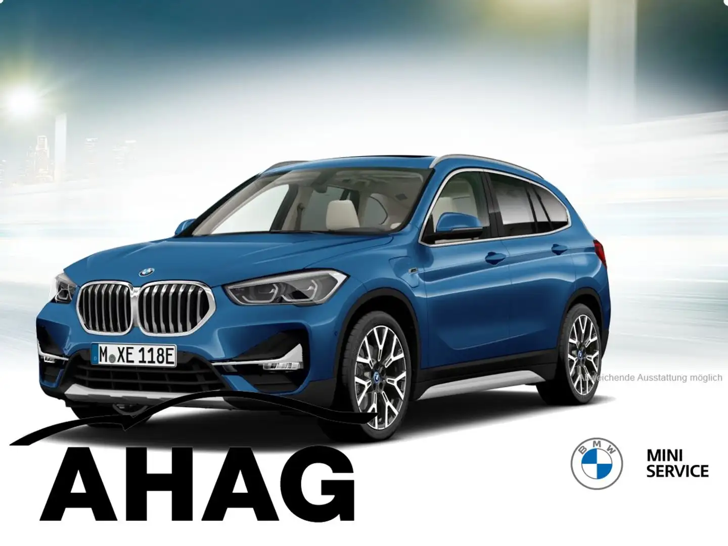 BMW X1 xDrive25e xLine Steptronic Aut. Panorama PDC Blau - 2