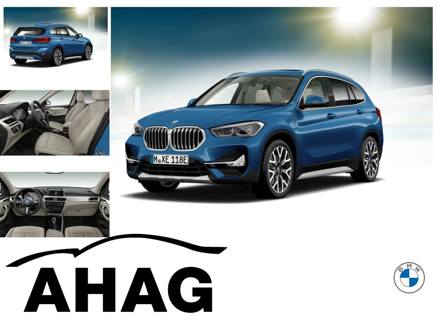 BMW X1 xDrive25e xLine Steptronic Aut. Panorama PDC Blau - 1