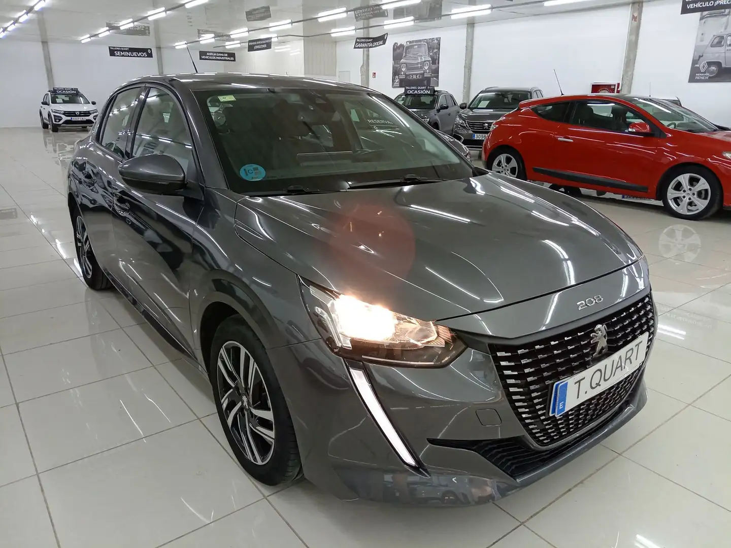 Peugeot 208 1.5 BlueHDi S&S Allure 100 Gris - 2