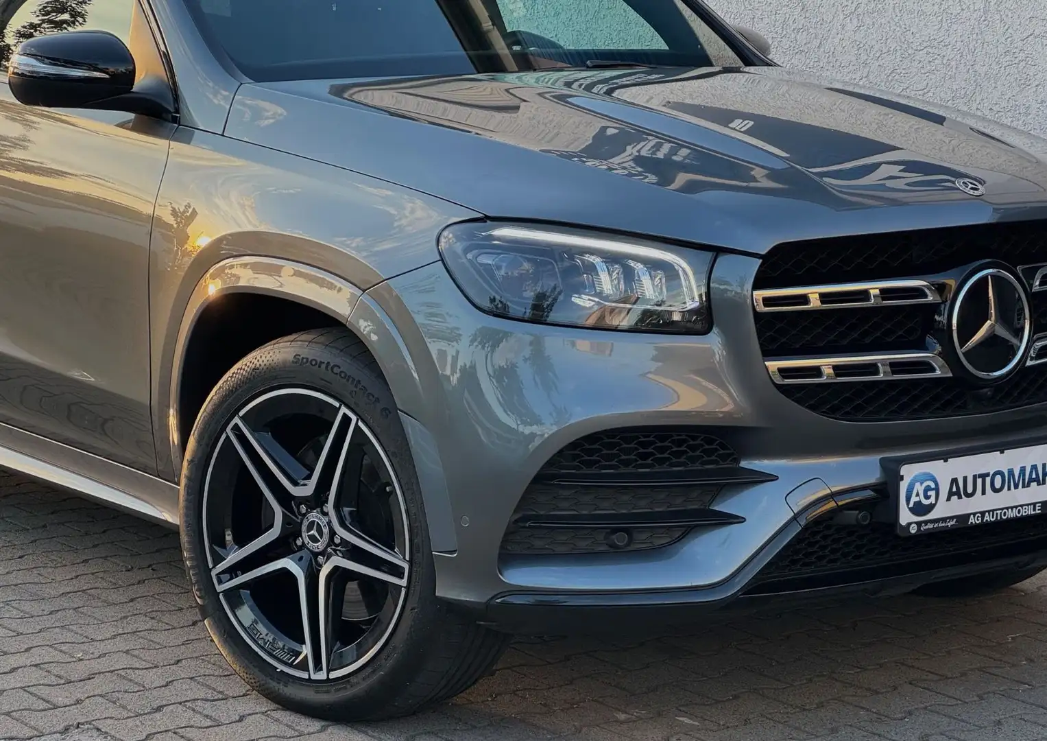 Mercedes-Benz GLS 400 d 4M. AMG 1.HD 7Sitz.Standh. AHK Soft Šedá - 2