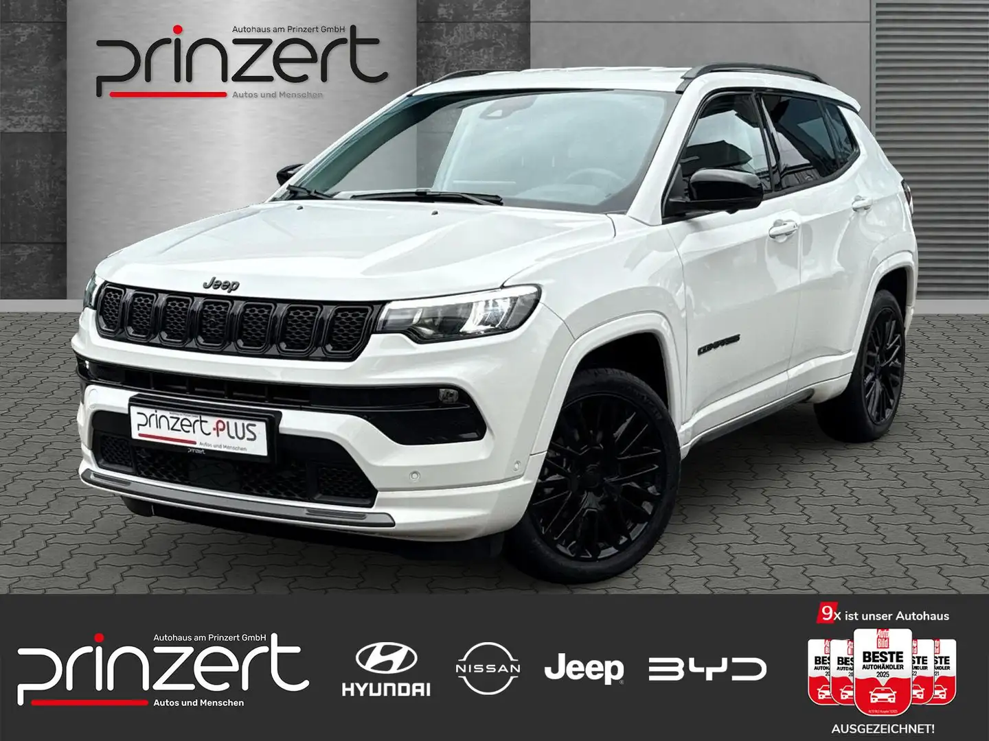 Jeep Compass 1.5 E-Hybrid "High Altitude" Technologie-Paket Weiß - 1