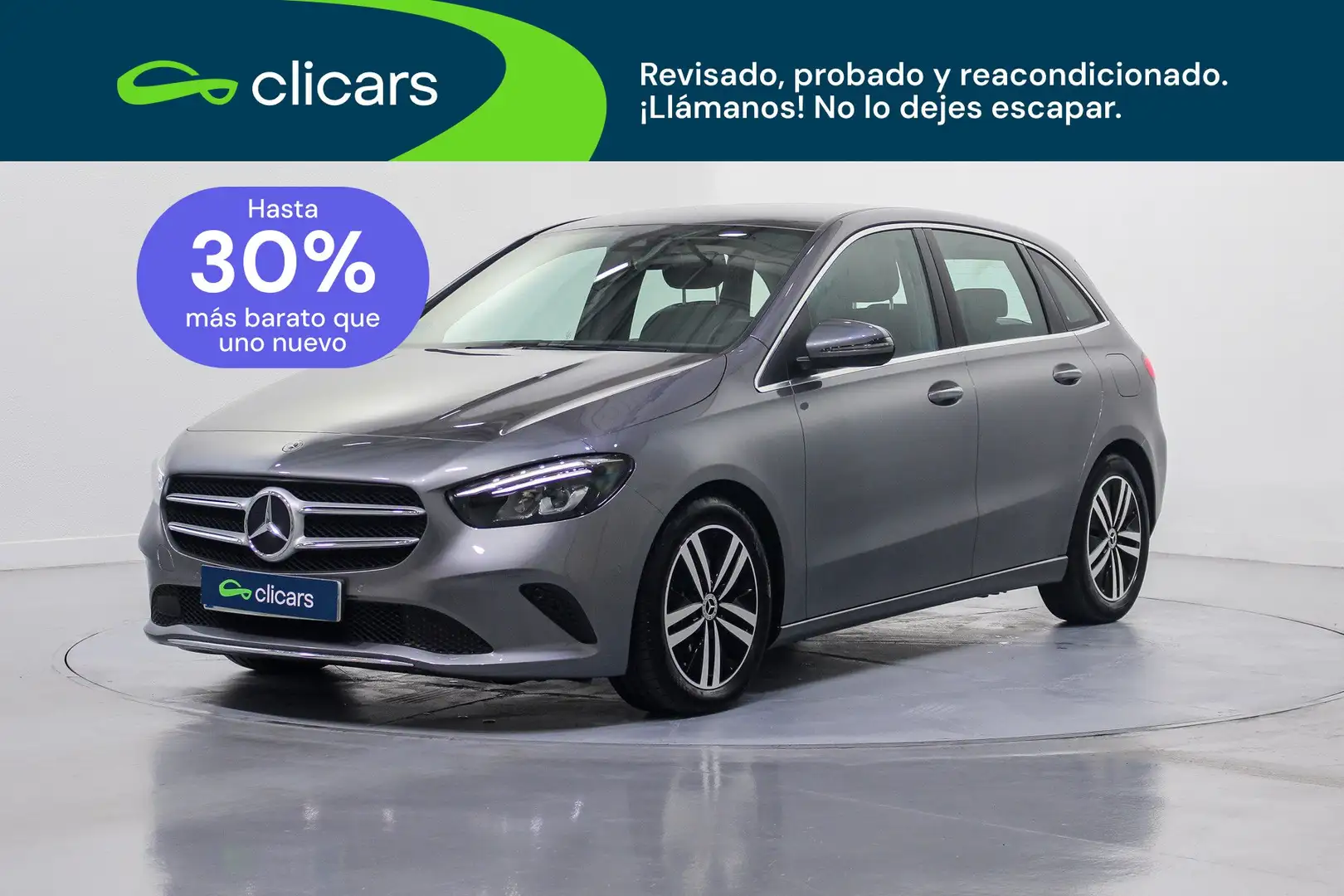 Mercedes-Benz B 180 180d 8G-DCT Gris - 1