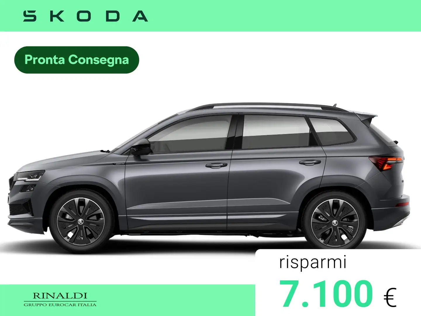 Skoda Karoq 1.5 tsi sportline dsg Grigio - 2