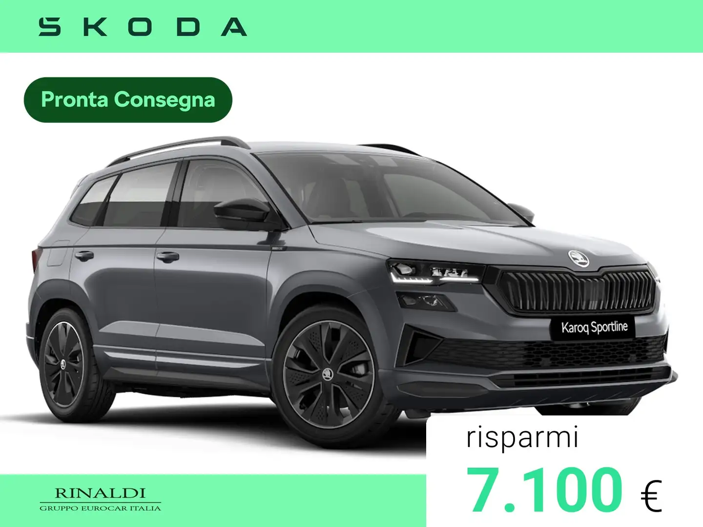 Skoda Karoq 1.5 tsi sportline dsg Grigio - 1