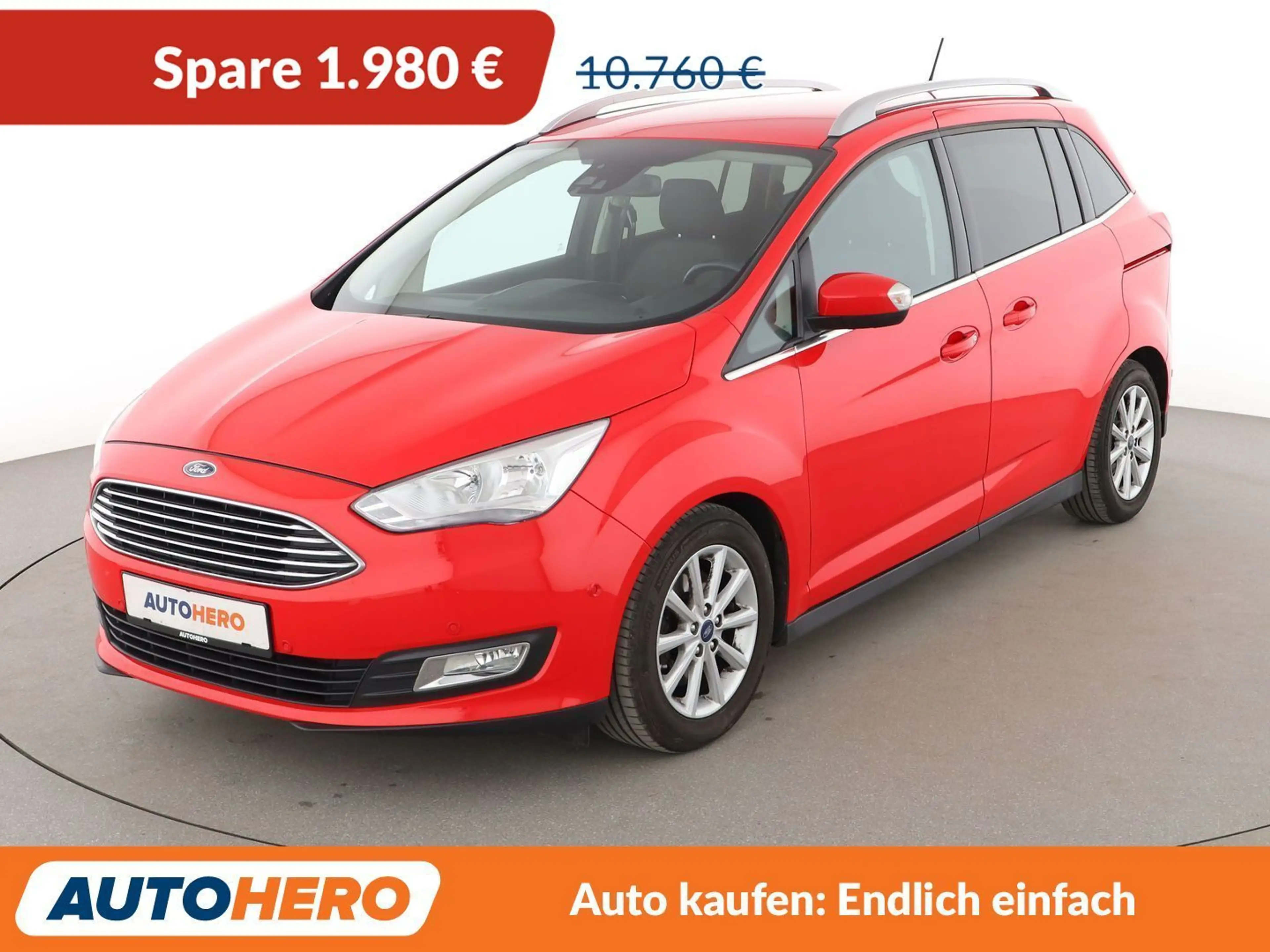 Ford Grand C-Max 1.0 EcoBoost Titanium*TEMPO*PDC*SHZ*KLIMA*GARANTIE