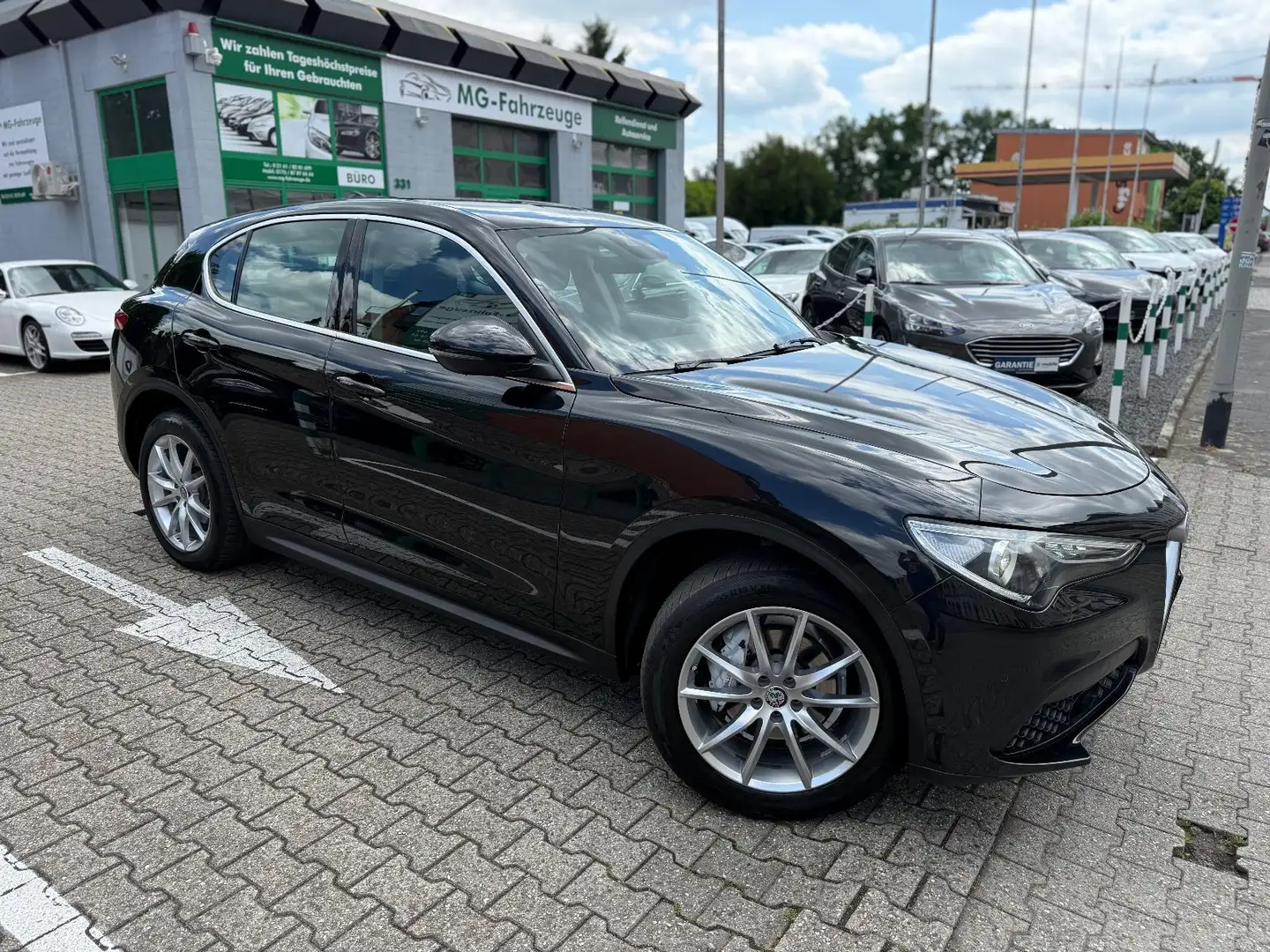 Alfa Romeo Stelvio Super Q4 APPLE CAR PL. AUTOM. KAMERA 8F. Zwart - 2