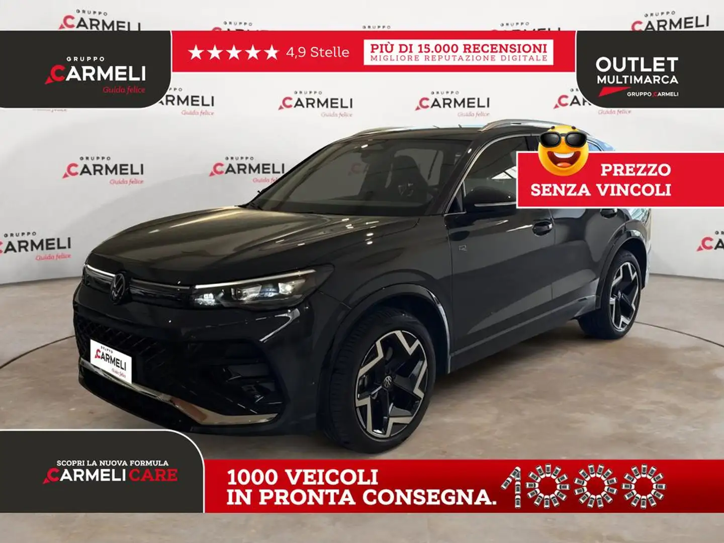 Volkswagen Tiguan 2.0 tdi R-Line 150cv dsg R LINE-CERCHI 19-GANCIO Grijs - 1