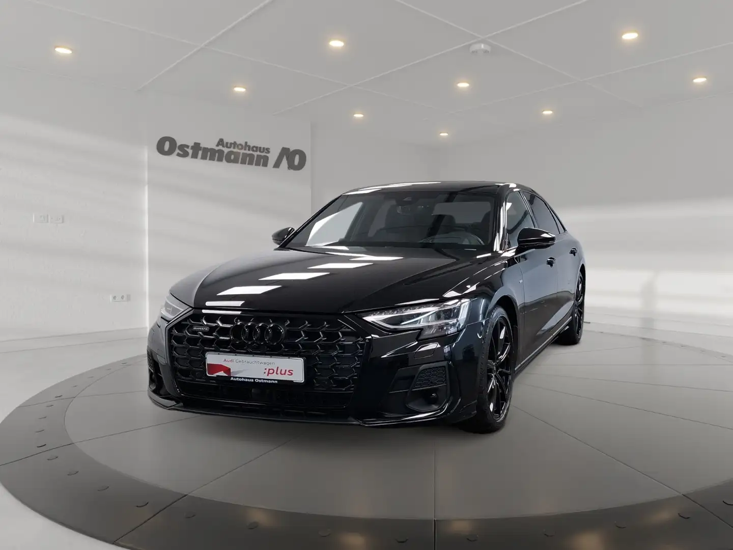 Audi A8 50 TDI quattro Lang S-Line STH HUD B&O Softc Czarny - 2