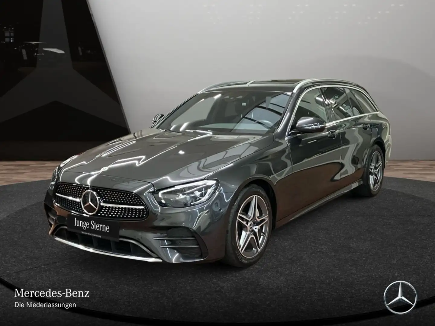 Mercedes-Benz E 400 d T 4M AMG+360+LED+FAHRASS+BURMESTER+9G Grau - 2