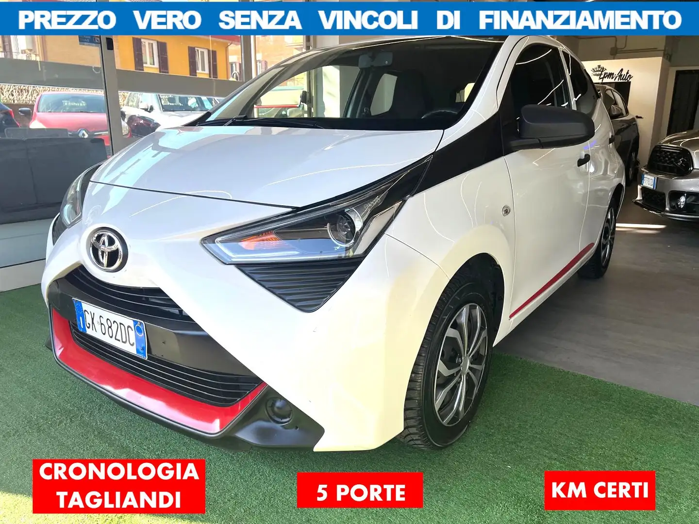 Toyota Aygo 1.0 72cv*NO VINCOLI DI FINANZIAMEN*OTTIMO STATO Blanc - 1