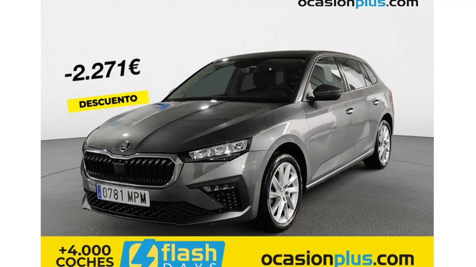 Skoda Scala 1.0 TSI Selection 85kW Gris - 1