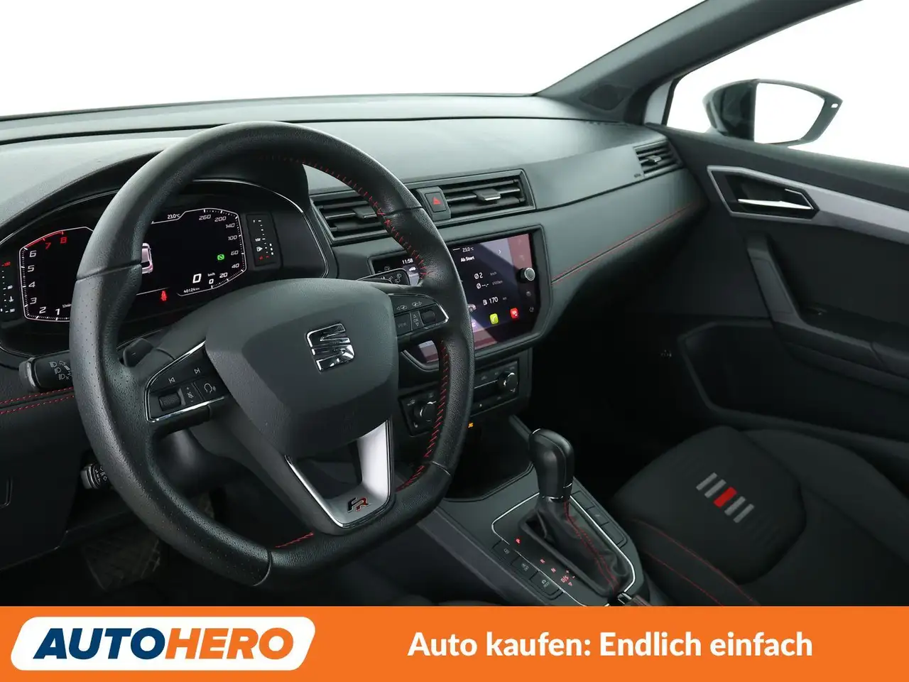 SEAT Ibiza 1.0 TSI FR Aut.*NAVI*PDC*ACC*SHZ*CARPLAY*, миниатюра 11