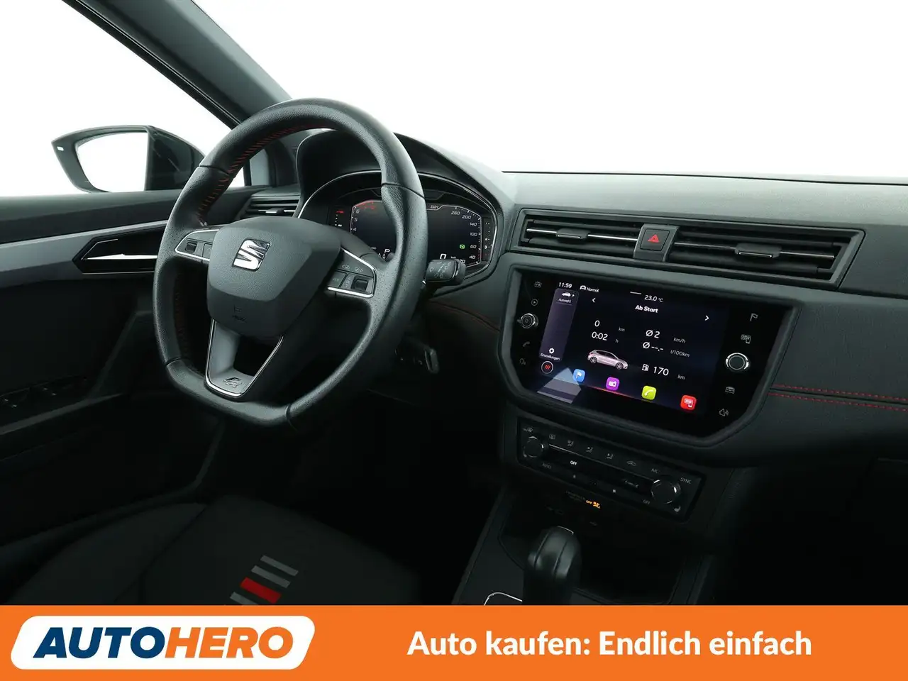 SEAT Ibiza 1.0 TSI FR Aut.*NAVI*PDC*ACC*SHZ*CARPLAY*, миниатюра 13