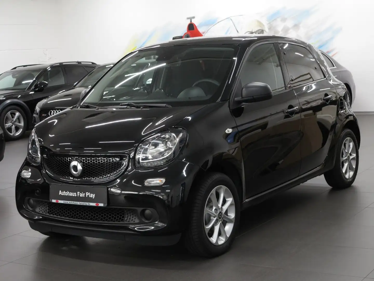 smart forFour Passion KLIMAAUT/SHZ/UNFALLFREI/TOP! Schwarz - 1