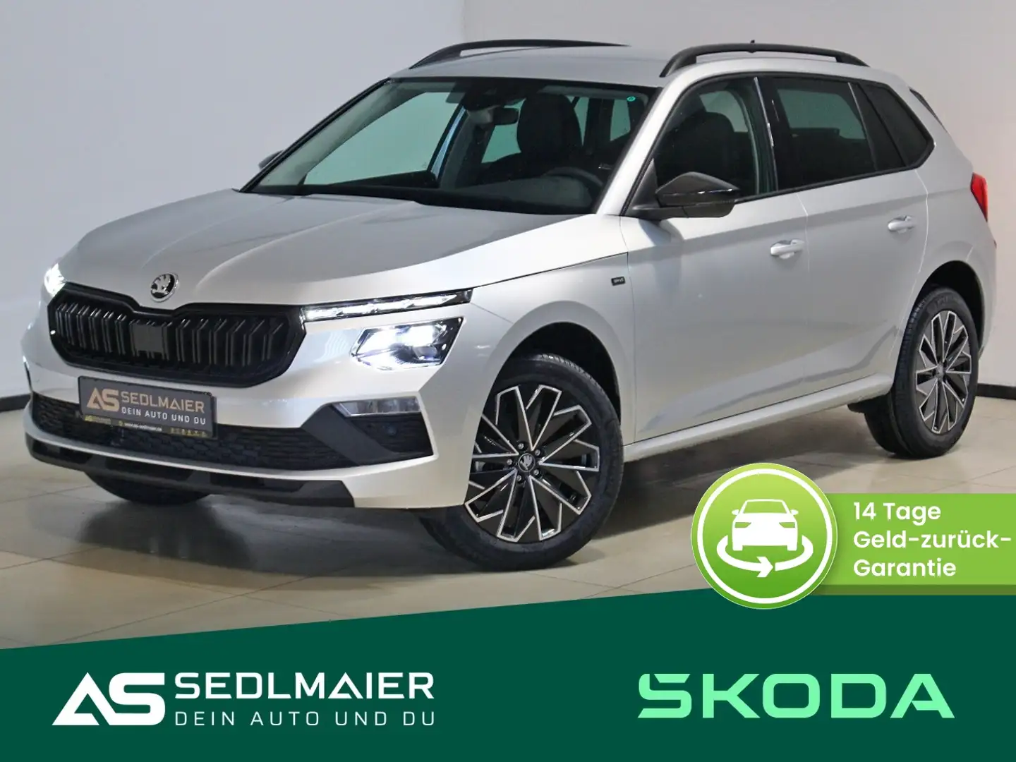 Skoda Kamiq 1.0 TSI Drive RCam|WSSHz|SHZ|ACC|AHK|MATRiX Silber - 1