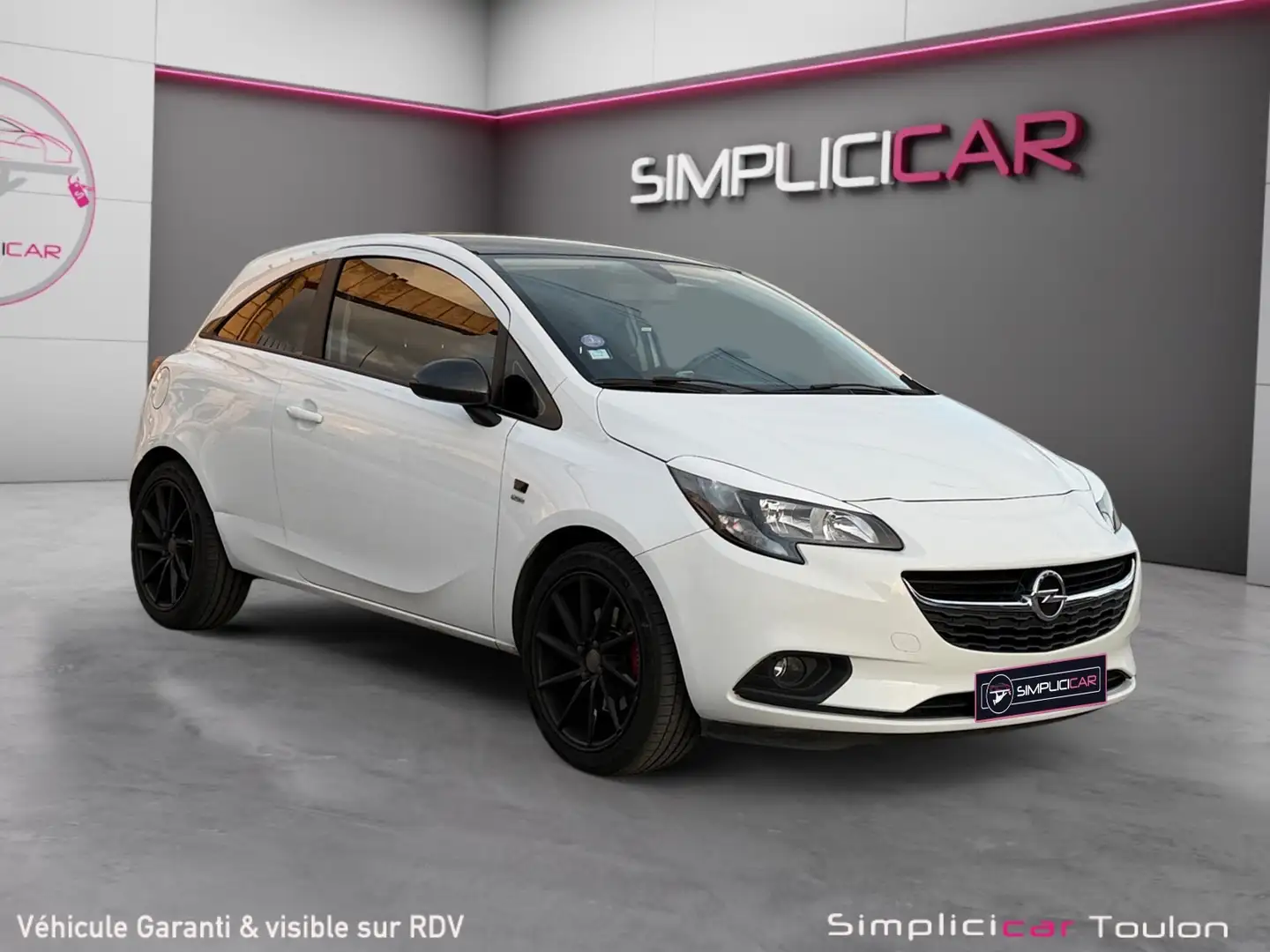 Opel Corsa Corsa 1.4 Turbo 100 ch Excite Blanc - 1