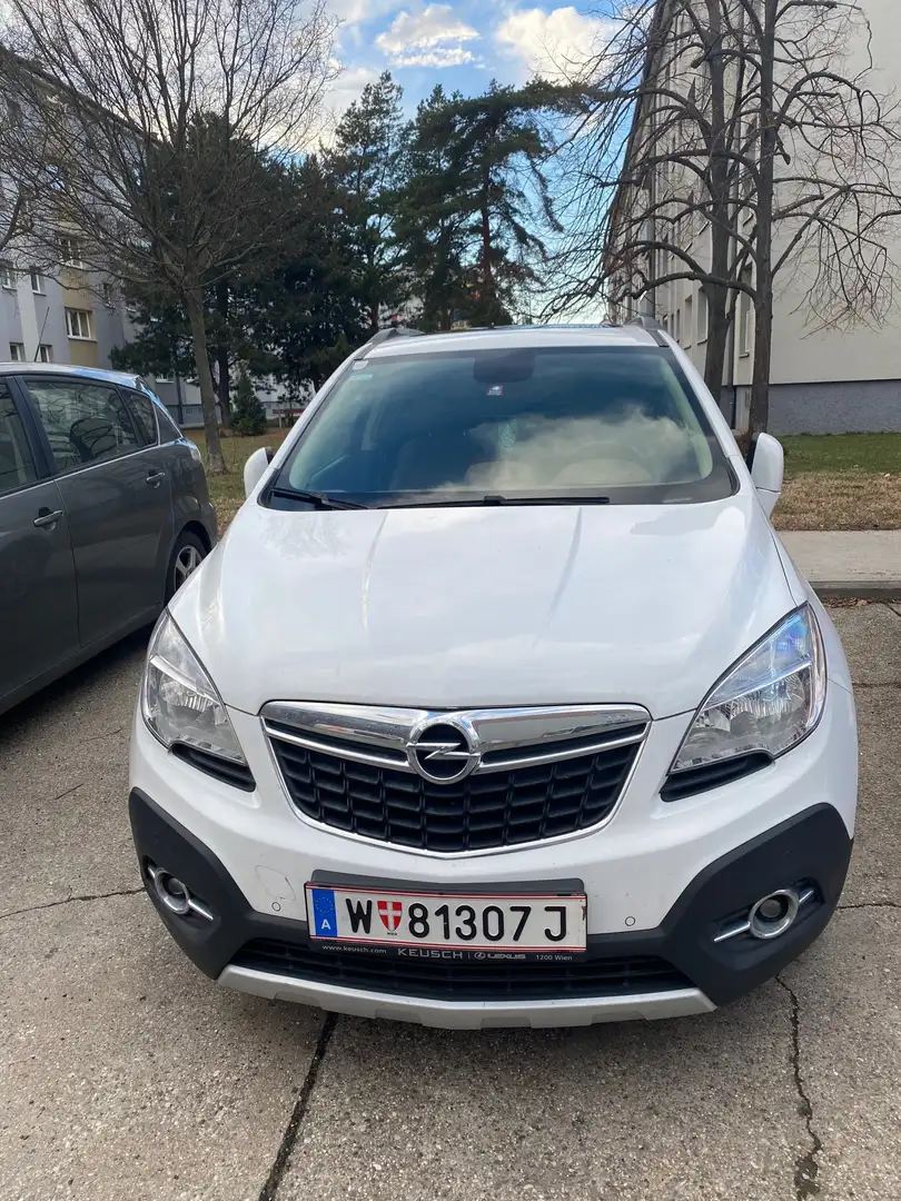 Opel Mokka 1,7 CDTI Ecotec Cosmo Aut. Weiß - 1