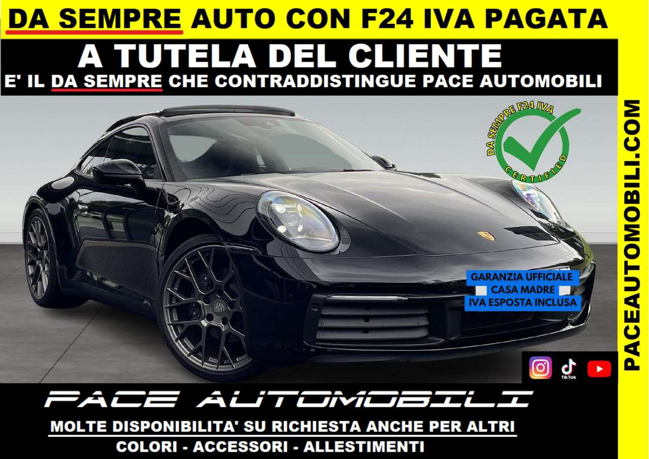 Porsche 992 992 911 TETTO PELLE COUPE PDC ACC PDLS