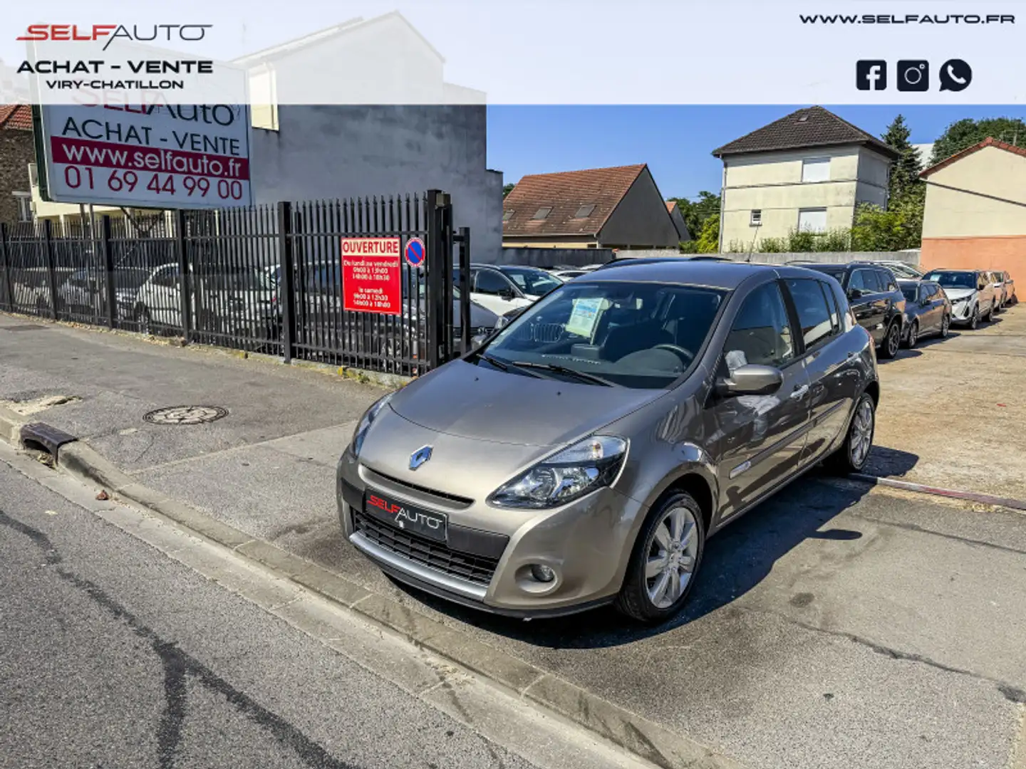 Renault Clio 1.6 16V 110CH EXCEPTION BVA 5P Beige - 1