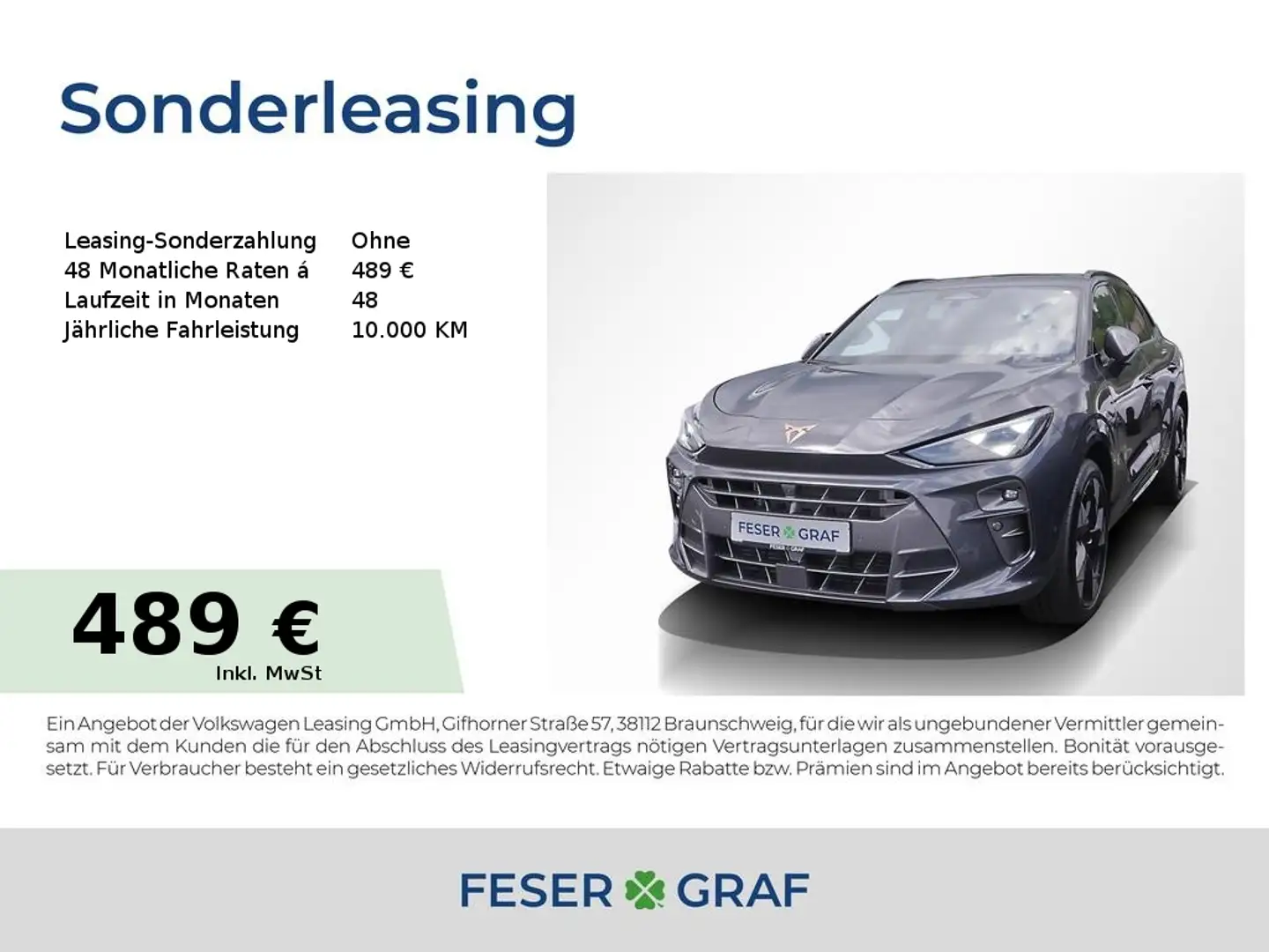 CUPRA Terramar VZ 2.0 TSI 4Drive,PANO,AHK Grau - 1