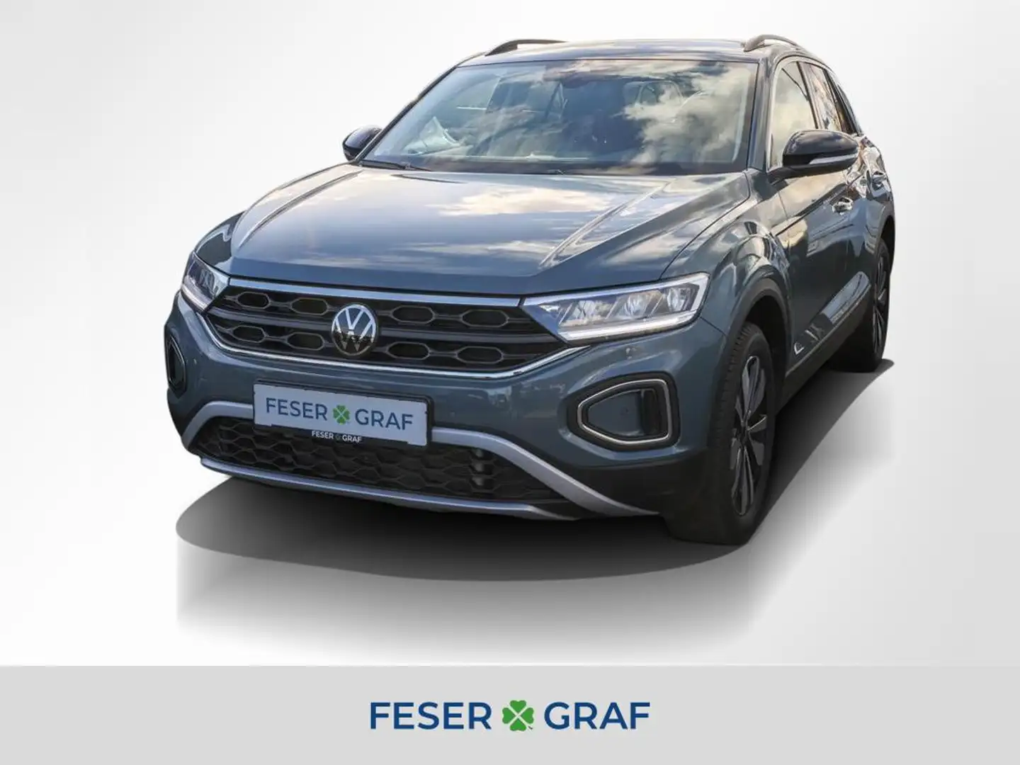 Volkswagen T-Roc Goal 1.0 TSI Navi LED SiHz ParkAssist Blau - 1