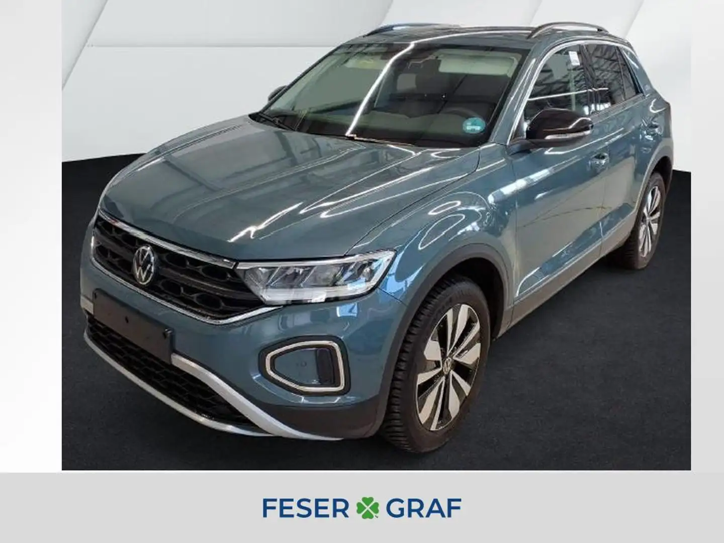 Volkswagen T-Roc Goal 1.0 TSI Navi LED SiHz ParkAssist Blau - 1