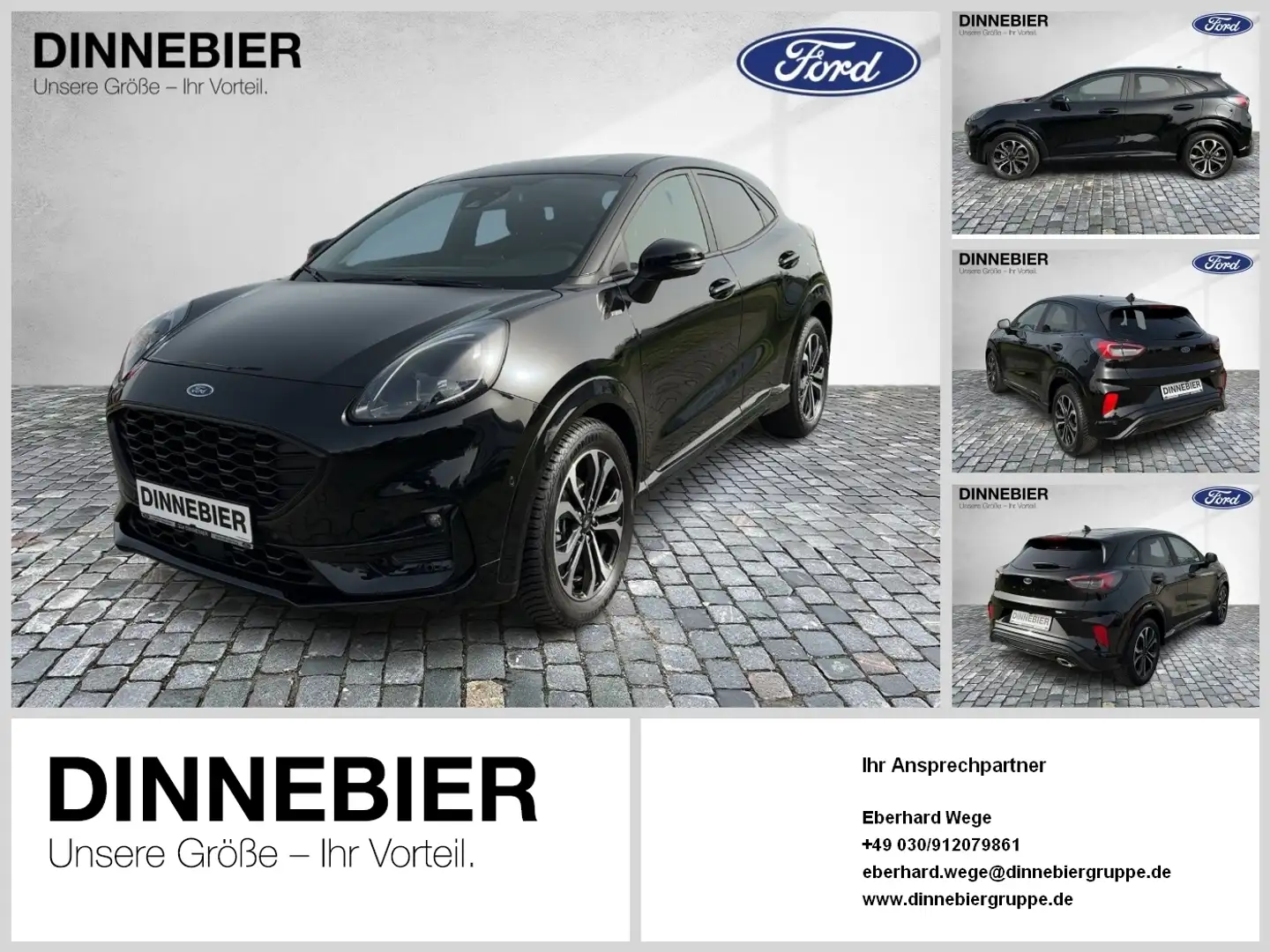 Ford Puma ST-Line LED+Kamera+Allwetter+Winterpaket Negro - 1