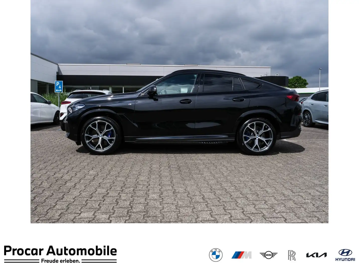 BMW X6 xDrive40d 21" AHK Iconic Glow PANO Laser DA Pro PA Schwarz - 1