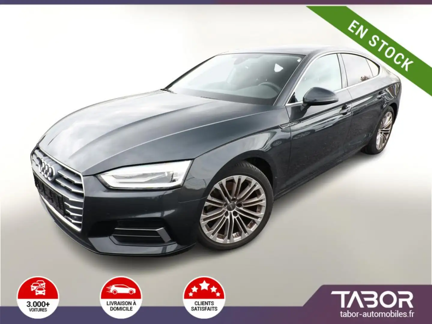Audi A5 Sportback 35 TDI 150 S tronic Sport Gris - 1