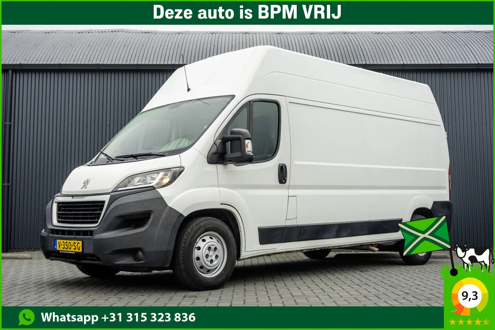 Peugeot Boxer 2.0 BlueHDI L3H3 | 160PK | Camera | Navigatie | Cr Bianco - 1
