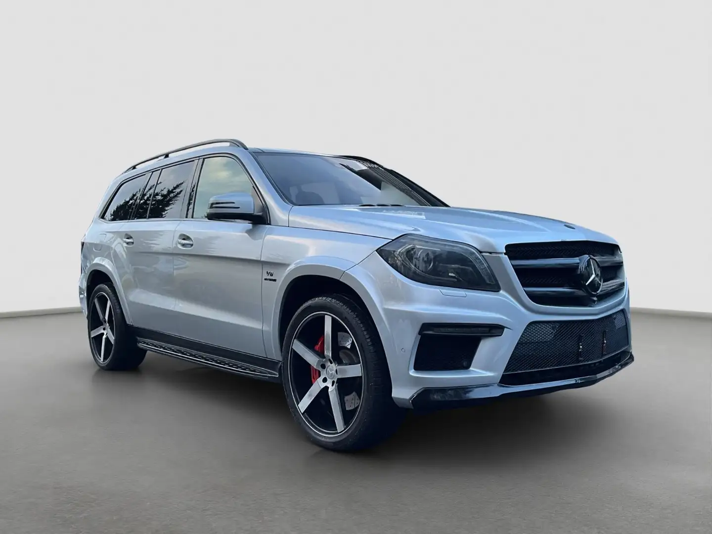 Mercedes-Benz GL 63 AMG 4Matic Pano/Fond/AHK/Nachtsicht/Voll++ Silber - 1