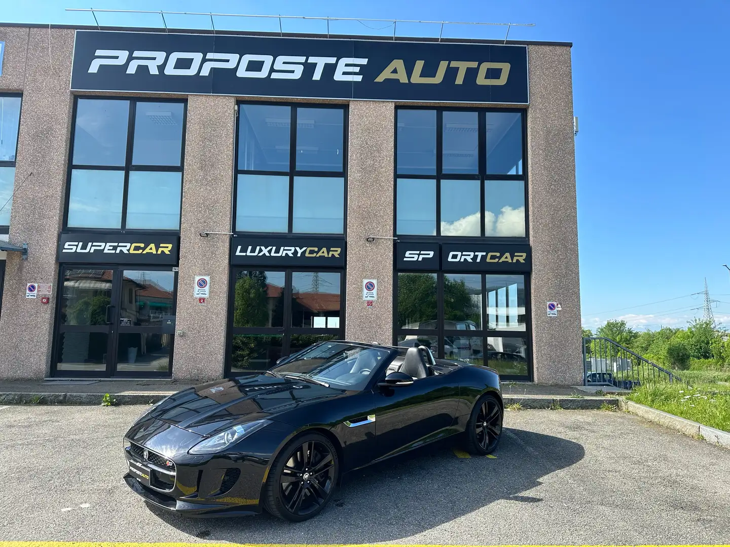 Jaguar F-Type CABRIO 3.0 V6 S 380 CV AUTOMATICA Nero - 1
