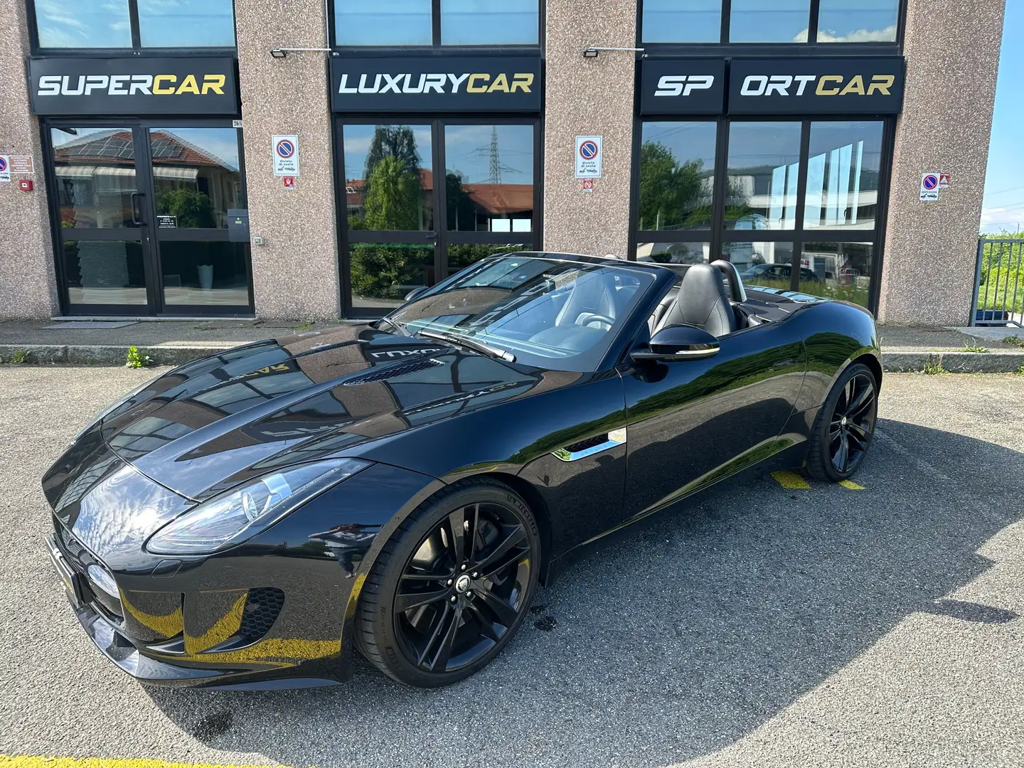 Jaguar F-Type CABRIO 3.0 V6 S 380 CV AUTOMATICA Nero - 2