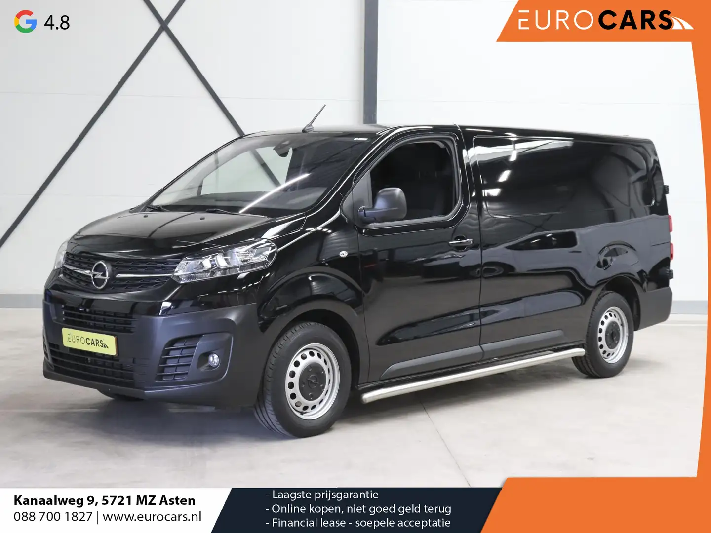 Opel Vivaro-e L3H1 Edition 75 kWh Automaat Airco Navi Cruise Par Zwart - 1