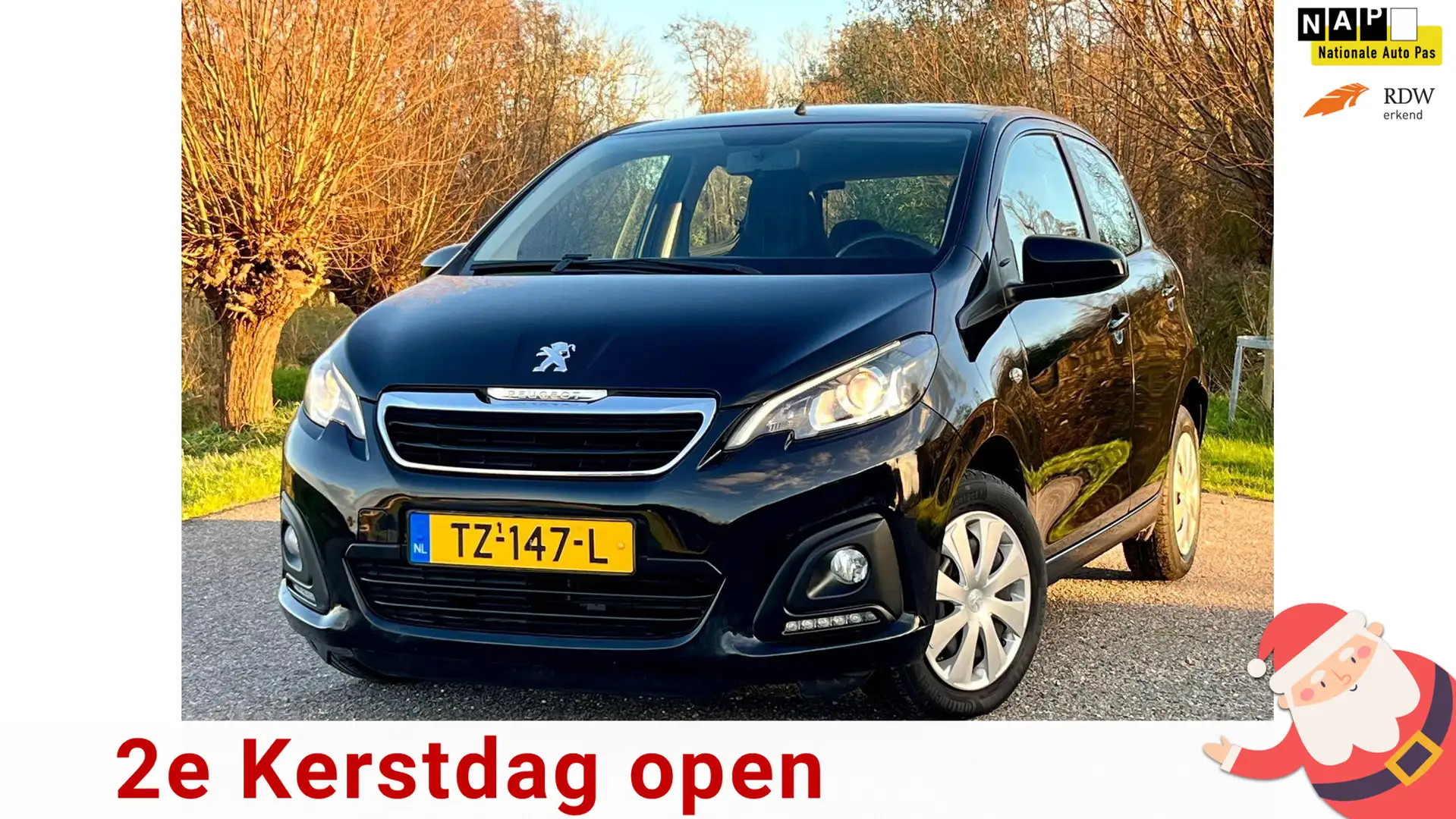 Peugeot 108 1.0 e-VTi Active 5DRS AIRCO NAP 72PK GOED ONDERHOU Noir - 1