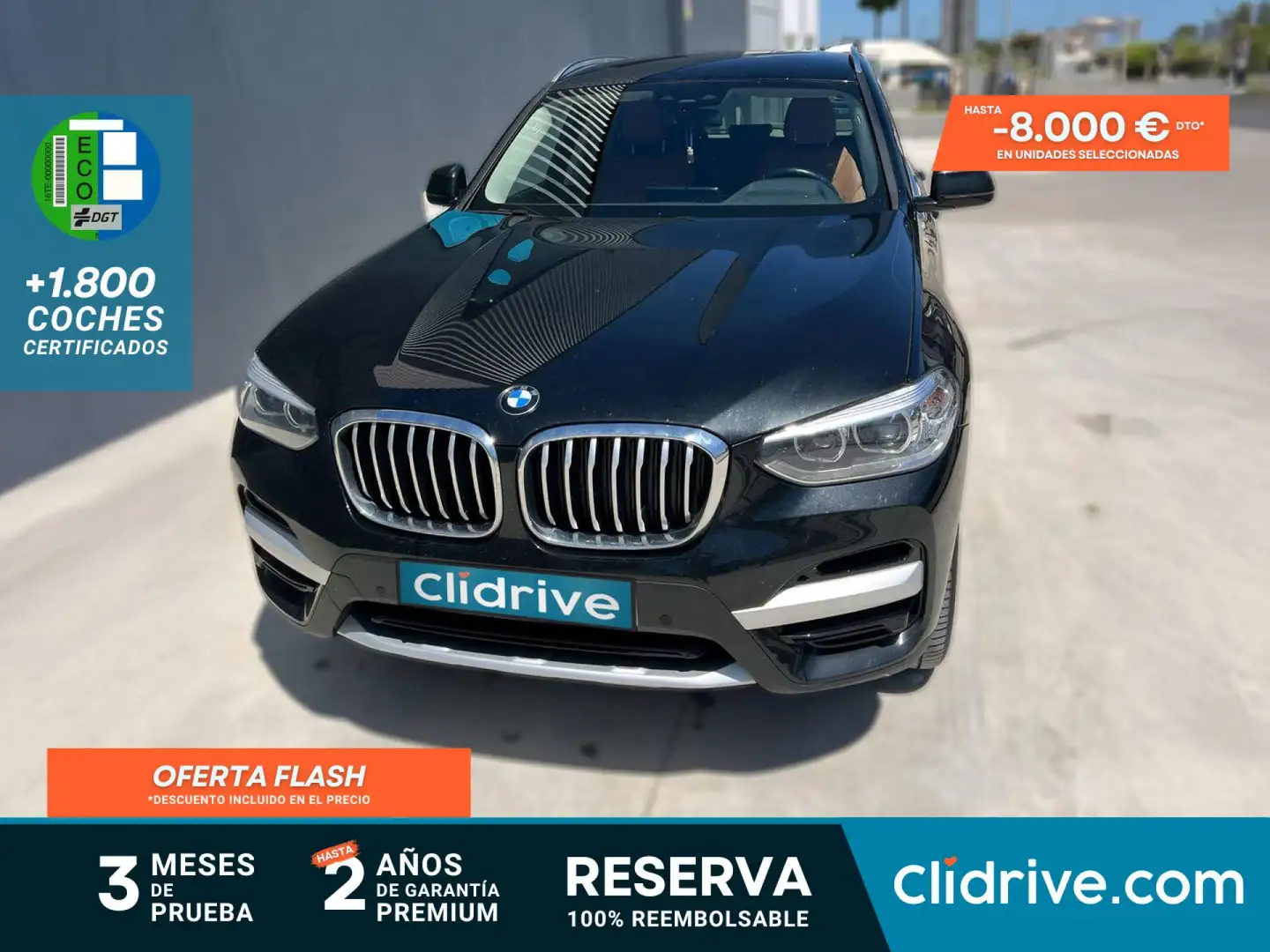 BMW X3 xDrive 20dA Negro - 1
