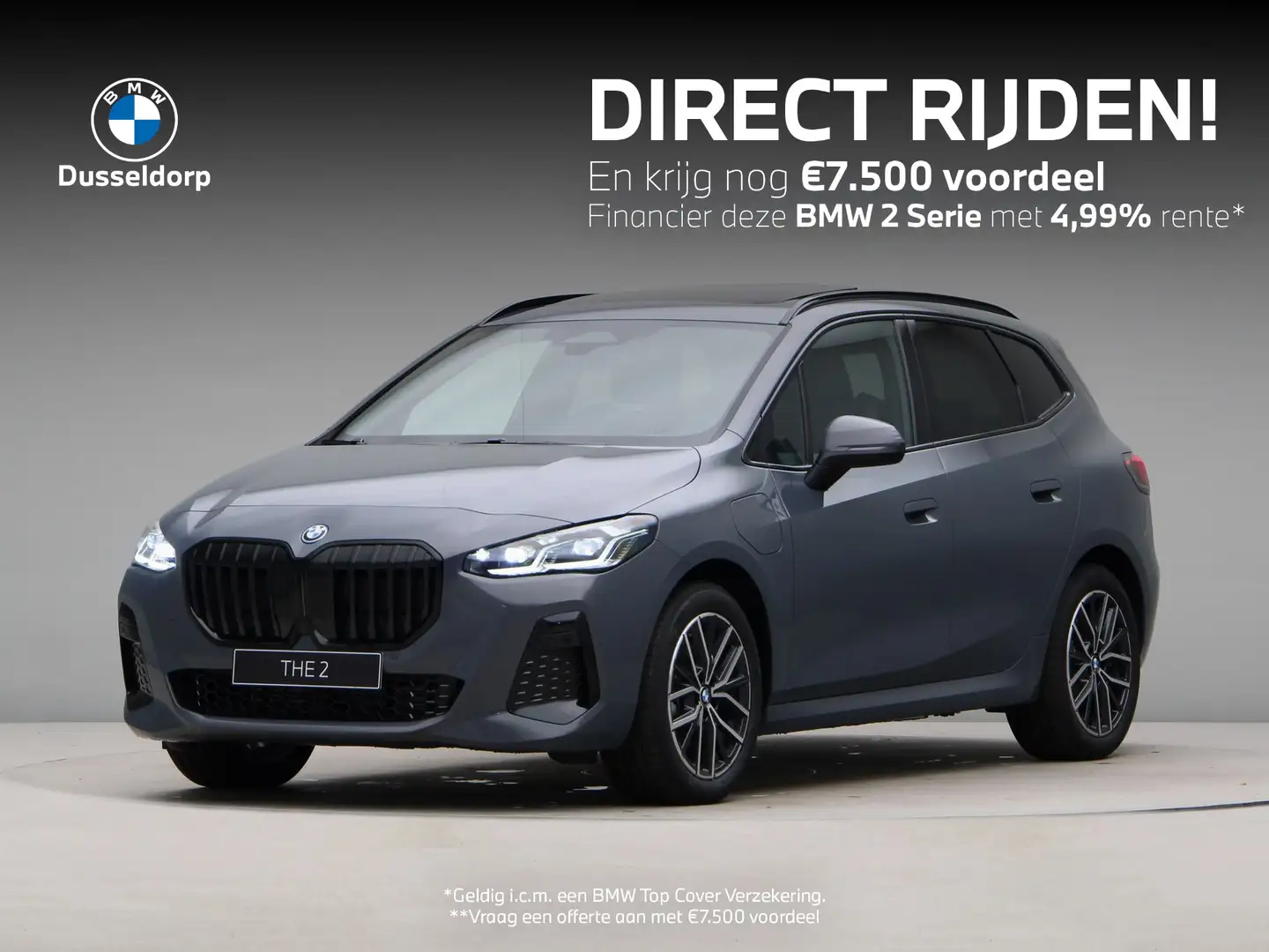 BMW 225 2 Serie Active Tourer 225e xDrive M Sport Grijs - 1