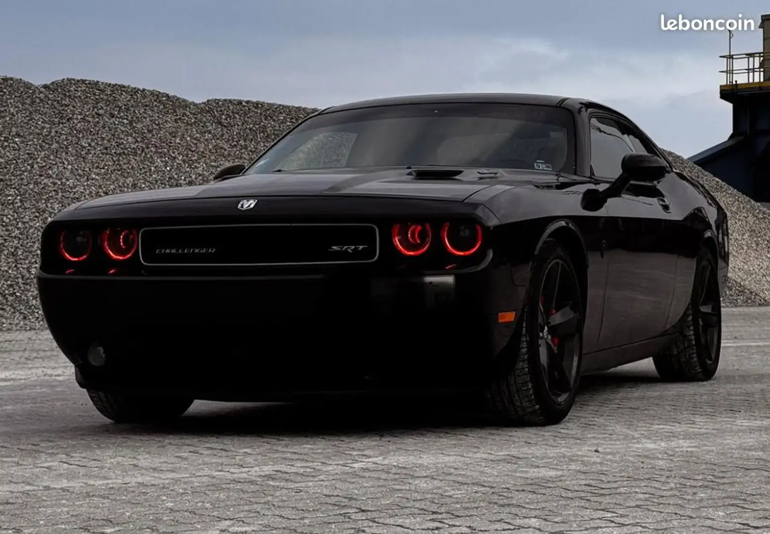 Dodge Challenger SRT8 6.1 431cv Carte grise Française CT ok Boite m Чорний - 1
