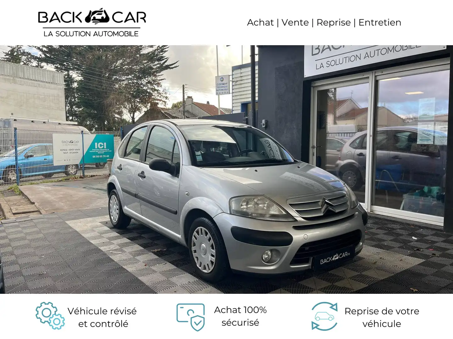 Citroen C3 1.4i Pack Clim Gris - 1