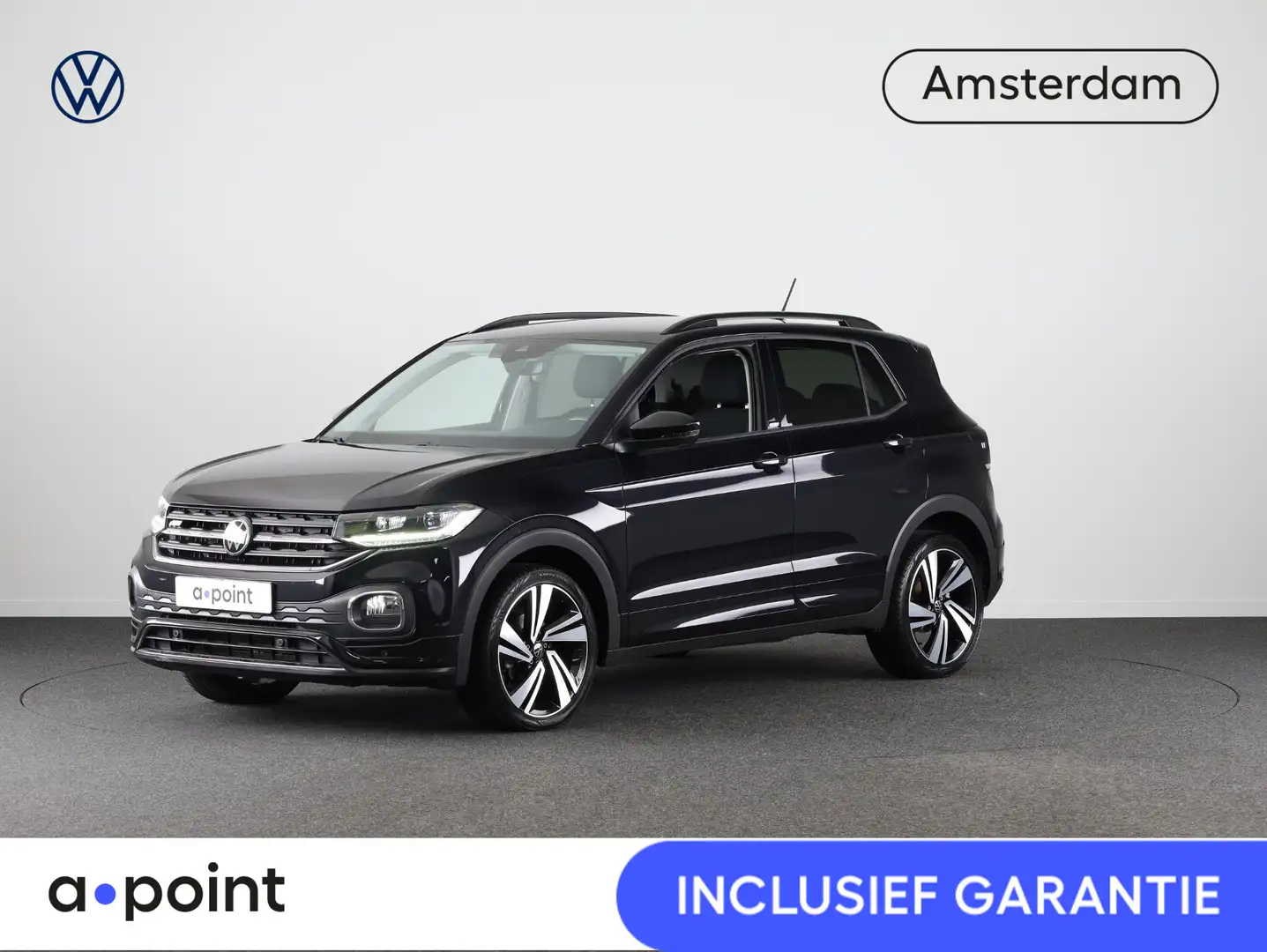 Volkswagen T-Cross 1.0 TSI R-Line 110 pk Automaat (DSG) | Navigatie | Schwarz - 1