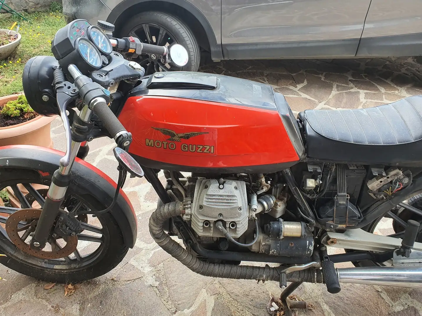 Moto Guzzi V 35 imola Rouge - 1